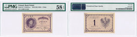 Banknotes
POLSKA/ POLAND/ POLEN / PAPER MONEY / BANKNOTE

1 zloty 1919 Kościuszko seria 69 B PMG 58 EPQ 
Seria typu drugiego, numeracja 014,255Pię...