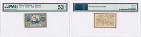 Banknotes
POLSKA/ POLAND/ POLEN / PAPER MONEY / BANKNOTE

Bilet zdawkowy 10 groszy 1924 PMG 53 EPQ 
Banknot w gradingu PMG z notą 53oraz dopiskiem...