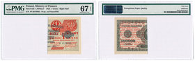Banknotes
POLSKA/ POLAND/ POLEN / PAPER MONEY / BANKNOTE

Bilet zdawkowy 1 Grosz (Groschen) 1924 PRAWY seria AY PMG 67 (MAX) 
Jedyna i najwyższa n...