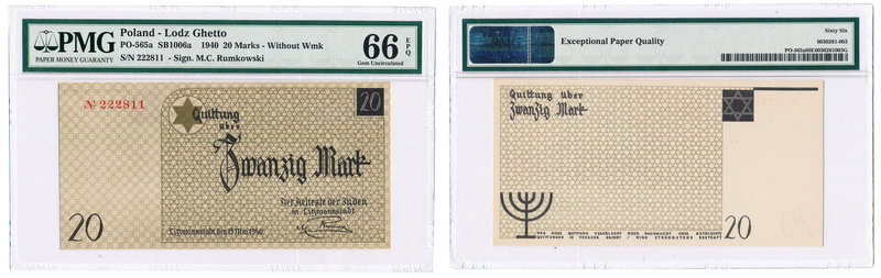 Banknotes
POLSKA/ POLAND/ POLEN / PAPER MONEY / BANKNOTE

Litzmannstadt Ghett...