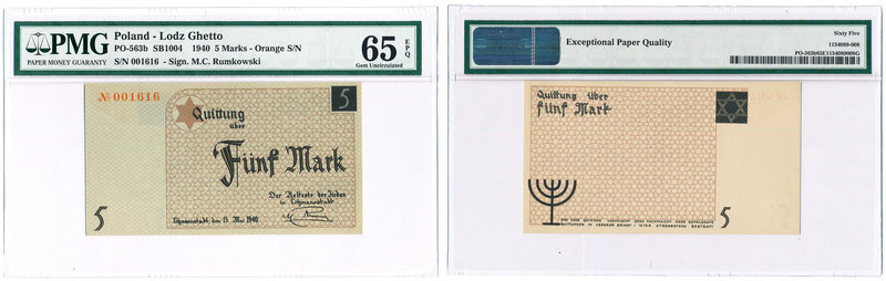 Banknotes
POLSKA/ POLAND/ POLEN / PAPER MONEY / BANKNOTE

Litzmannstadt Ghett...