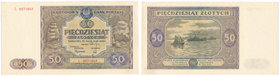 Banknotes
POLSKA/ POLAND/ POLEN / PAPER MONEY / BANKNOTE

50 zlotych 1946, seria Ł 
Brak przybrudzeń, załamań, zagięć, wspaniała prezencja. Rzadki...