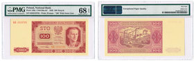 Banknotes
POLSKA/ POLAND/ POLEN / PAPER MONEY / BANKNOTE

100 zlotych 1948 seria KR PMG 68 EPQ (MAX) 
Jedyna i najwyższa nota gradingowa na świeci...