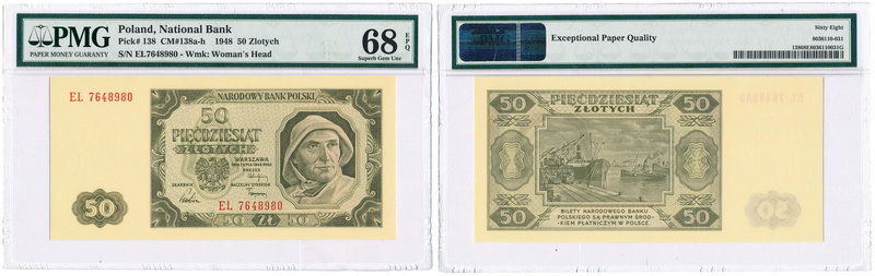 Banknotes
POLSKA/ POLAND/ POLEN / PAPER MONEY / BANKNOTE

50 zlotych 1948 ser...