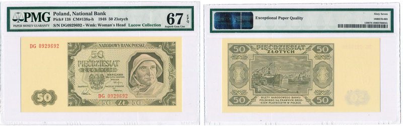 Banknotes
POLSKA/ POLAND/ POLEN / PAPER MONEY / BANKNOTE

50 zlotych 1948 ser...