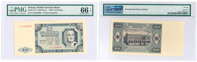 Banknotes
POLSKA/ POLAND/ POLEN / PAPER MONEY / BANKNOTE

20 zlotych 1948 seria CU PMG 66 EPQ (2 MAX) 
Wyśmienicie zachowany banknot w gradingu PM...