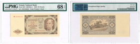 Banknotes
POLSKA/ POLAND/ POLEN / PAPER MONEY / BANKNOTE

10 zlotych 1948 seria AW PMG 68 EPQ (MAX) 
Jedyny banknot ogradowany w tej nocie. Piękny...