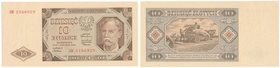 Banknotes
POLSKA/ POLAND/ POLEN / PAPER MONEY / BANKNOTE

10 zlotych 1948, seria AW 
Idealnie zachowany egzemplarz. Rzadki banknot w takim stanie ...