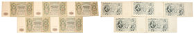 Banknotes
POLSKA/ POLAND/ POLEN / PAPER MONEY / BANKNOTE

Russia. 500 rubli 1912 seria Г3 i ГЛ, group 5 pieces 
Podpisy: Shipov/Gavriłov.Zestaw 5 ...