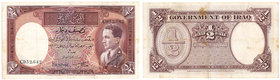 Banknotes
POLSKA/ POLAND/ POLEN / PAPER MONEY / BANKNOTE

Iraq. 1/2 dinara 1931 (1935) seria C - RARITY 
Niezmiernie rzadki i poszukiwany banknot....
