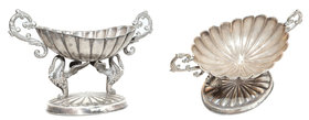 Antiques, sculptures and silver
Neo-empire plateau with swan motifs, Silver 
Patera wykonana ze srebra z motywami łabędzi. Neoempirowa, Hiszpania, s...