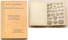Numismatic literature
Auction Catalog J. Schulman „Catalogue de séries importantes de monnaies et Médailles de Provenances Diverses” Amsterdam, 19 Ja...