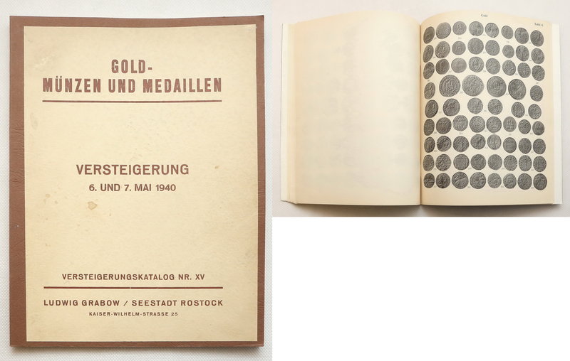 Numismatic literature
Auction Catalog Ludwig Grabow „Gold-Münzen und Medaillen”...