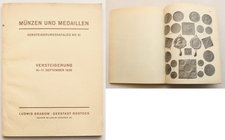 Numismatic literature
Auction Catalog Ludwig Grabow „Münzen und Medaillen” Rostock, 14-17. September 1938 
Stron 80, pozycji 1915, tablic 28. Aukcja...