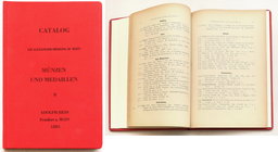 Numismatic literature
Auction Catalog Adolph Hess „Sammlung des Herrn Dr. Alexander Missong Münzen und Medaillen des Mittelalters und der Neuen Zeit ...