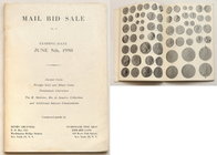 Numismatic literature
Auction Catalog Henry Grunthal & Numismatic Fine Arts Edward Gans „Mail bid Sale No. 9” June 5th, 1950 
Stron 88, pozycji 1596...