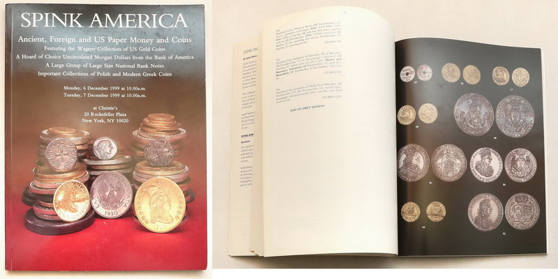 Numismatic literature
Auction Catalog SPINK AMERICA „Ancient, Foreign and US Pa...