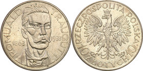 Poland II Republic 
POLSKA / POLAND / POLEN

II RP. 10 zlotych 1933 Traugutt 
Piękny egzemplarz, intensywny połysk menniczy i wspaniale zachowane ...