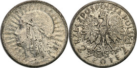 Poland II Republic 
POLSKA / POLAND / POLEN

II RP. 2 zlote 1933 jak 1936 Women Head Fałszerstwo z epoki 
Ciekawostka dla kolekcjonerów monet obie...