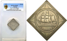 Probe coins of the Second Polish Republic
POLSKA / POLAND / POLENII RP. PROBA / PATTERN

PROBE SILVER 5 zlotych 1936 KLIPA Sailing ship PCGS SP45 ...