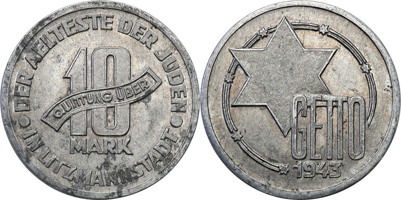 Ghetto Lodz (Litzmannstadt)
POLSKA / POLAND / POLEN

Getto Lodz. 10 Marek 194...
