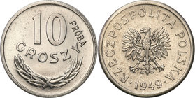 Collection - Nickel Probe Coins
POLSKA / POLAND / POLEN / PATTERN

PRL. PROBE Nickel 10 groszy 1949 
Piękny, menniczy egzemplarz.Fischer P 054
Wa...