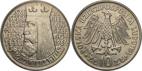 Collection - Nickel Probe Coins
POLSKA / POLAND / POLEN / PATTERN

PRL. PROBE Nickel 10 zlotych 1964 Kazimierz Wielki, (napis wypukły) 
Piękny egz...