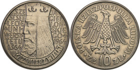 Collection - Nickel Probe Coins
POLSKA / POLAND / POLEN / PATTERN

PRL. PROBE Nickel 10 zlotych 1964 Kazimierz Wielki (napis wklęsły) 
Piękny egze...