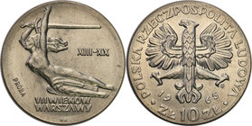 Collection - Nickel Probe Coins
POLSKA / POLAND / POLEN / PATTERN

PRL. PROBE Nickel 10 zlotych 1965 Nike 
Piękny egzemplarz.Fischer P 096
Waga/W...
