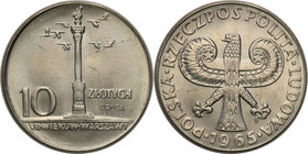Collection - Nickel Probe Coins
POLSKA / POLAND / POLEN / PATTERN

PRL. PROBE Nickel 10 zlotych 1965 kolumna Zygmunta 
Piękny egzemplarz, drobne r...