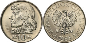 Collection - Nickel Probe Coins
POLSKA / POLAND / POLEN / PATTERN

PRL. PROBE Nickel 10 zlotych 1966 Kościuszko 
Piękny egzemplarz.Fischer P 102&n...
