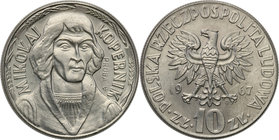 Collection - Nickel Probe Coins
POLSKA / POLAND / POLEN / PATTERN

PRL. PROBE Nickel 10 zlotych 1967 Kopernik 
Piękny egzemplarz.Fischer P 105&nbs...