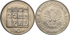 Collection - Nickel Probe Coins
POLSKA / POLAND / POLEN / PATTERN

PRL. PROBE Nickel 10 zlotych 1968 25 lat PRL 
Piękny egzemplarz.Fischer P 112
...