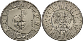 Collection - Nickel Probe Coins
POLSKA / POLAND / POLEN / PATTERN

PRL. PROBE Nickel 10 zlotych 1968 25 lat PRL 
Piękny egzemplarz.Fischer P 113
...