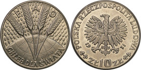 Collection - Nickel Probe Coins
POLSKA / POLAND / POLEN / PATTERN

PRL. PROBE Nickel 10 zlotych 1971 FAO chleb 
Piękny egzemplarz.Fischer P 117 
...