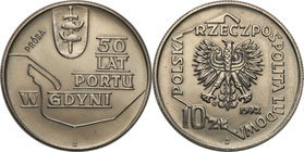 Collection - Nickel Probe Coins
POLSKA / POLAND / POLEN / PATTERN

PRL. PROBE Nickel 10 zlotych 1972 Port w Gdyni 
Piękny egzemplarz.Fischer P 122...
