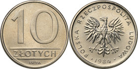 Collection - Nickel Probe Coins
POLSKA / POLAND / POLEN / PATTERN

PRL. PROBE Nickel 10 zlotych 1984 nominał 
Piękny egzemplarz.Fischer P 129
Wag...