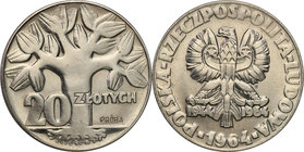 Collection - Nickel Probe Coins
POLSKA / POLAND / POLEN / PATTERN

PRL. PROBE Nickel 20 zlotych 1964 drzewko 
Piękny egzemplarz. Drobne ryski. Pos...