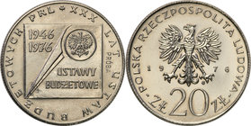 Collection - Nickel Probe Coins
POLSKA / POLAND / POLEN / PATTERN

PRL. PROBE Nickel 20 zlotych 1976 Ustawy Budżetowe 
Piękny egzemplarz.Fischer P...