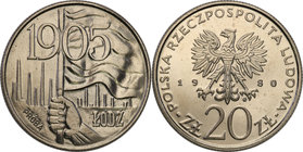 Collection - Nickel Probe Coins
POLSKA / POLAND / POLEN / PATTERN

PRL. PROBE Nickel 20 zlotych 1980 Lodz 
Piękny egzemplarz.Fischer P 156
Waga/W...