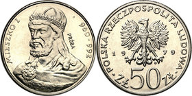 Collection - Nickel Probe Coins
POLSKA / POLAND / POLEN / PATTERN

PRL. PROBE Nickel 50 zlotych 1979 Mieszko I 
Pięknyegzemplarz.Fischer P 165
Wa...