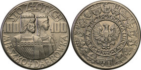 Collection - Nickel Probe Coins
POLSKA / POLAND / POLEN / PATTERN

PRL. PROBE Nickel 100 zlotych 1960 Mieszko i Dąbrówka (rant gładki) 
Piękny egz...