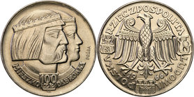 Collection - Nickel Probe Coins
POLSKA / POLAND / POLEN / PATTERN

PRL. PROBE Nickel 100 zlotych 1966 Mieszko i Dąbrówka 
Piękny egzemplarz, poszu...
