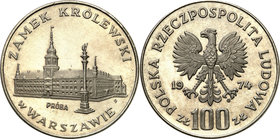 Collection - Nickel Probe Coins
POLSKA / POLAND / POLEN / PATTERN

PRL. PROBE Nickel 100 zlotych 1974 Zamek Królewski w Warszawie 
Pięknyegzemplar...