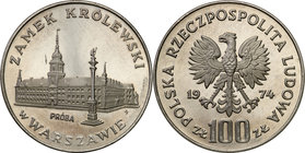 Collection - Nickel Probe Coins
POLSKA / POLAND / POLEN / PATTERN

PRL. PROBE Nickel 100 zlotych 1974 Zamek Królewski w Warszawie 
Piękny egzempla...