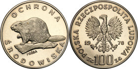 Collection - Nickel Probe Coins
POLSKA / POLAND / POLEN / PATTERN

PRL. PROBE Nickel 100 zlotych 1978 Bóbr 
Piękny egzemplarz.Fischer P 219
Waga/...