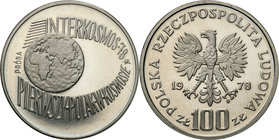 Collection - Nickel Probe Coins
POLSKA / POLAND / POLEN / PATTERN

PRL. PROBE Nickel 100 zlotych 1978 Interkosmos 
Piękny egzemplarz.Fischer P 221...