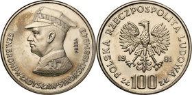 Collection - Nickel Probe Coins
POLSKA / POLAND / POLEN / PATTERN

PRL. PROBE Nickel 100 zlotych 1981 Sikorski 
Piękny egzemplarz.Fischer P 237
W...