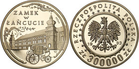 Collection - Nickel Probe Coins
POLSKA / POLAND / POLEN / PATTERN

III RP. PROBE Nickel 300 000 zlotych 1993 Zamek w Łańcucie 
Piękny egzemplarz.F...