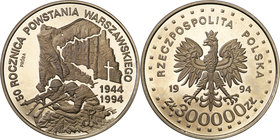 Collection - Nickel Probe Coins
POLSKA / POLAND / POLEN / PATTERN

III RP. PROBE Nickel 300 000 zlotych 1994 Powstanie Warszawski 
Piękny egzempla...